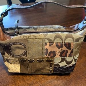 Authentic Coach patchwork Mini Carly handbag